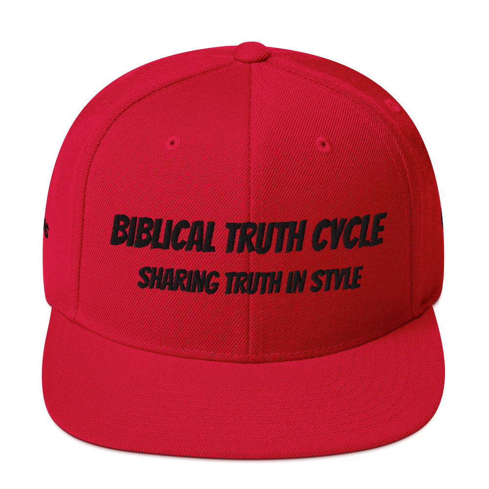Biblical Truth Cycle - Snapback Hat _ Embroidered