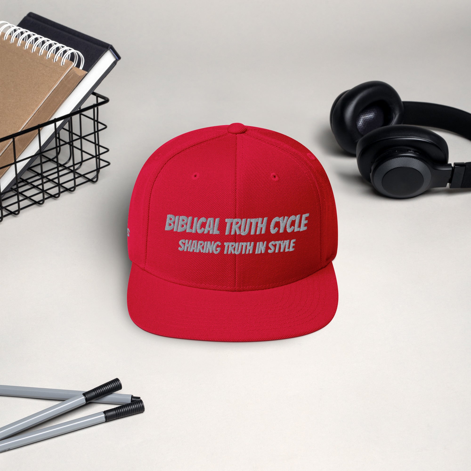 Biblical Truth Cycle - Snapback Hat _ Embroidered