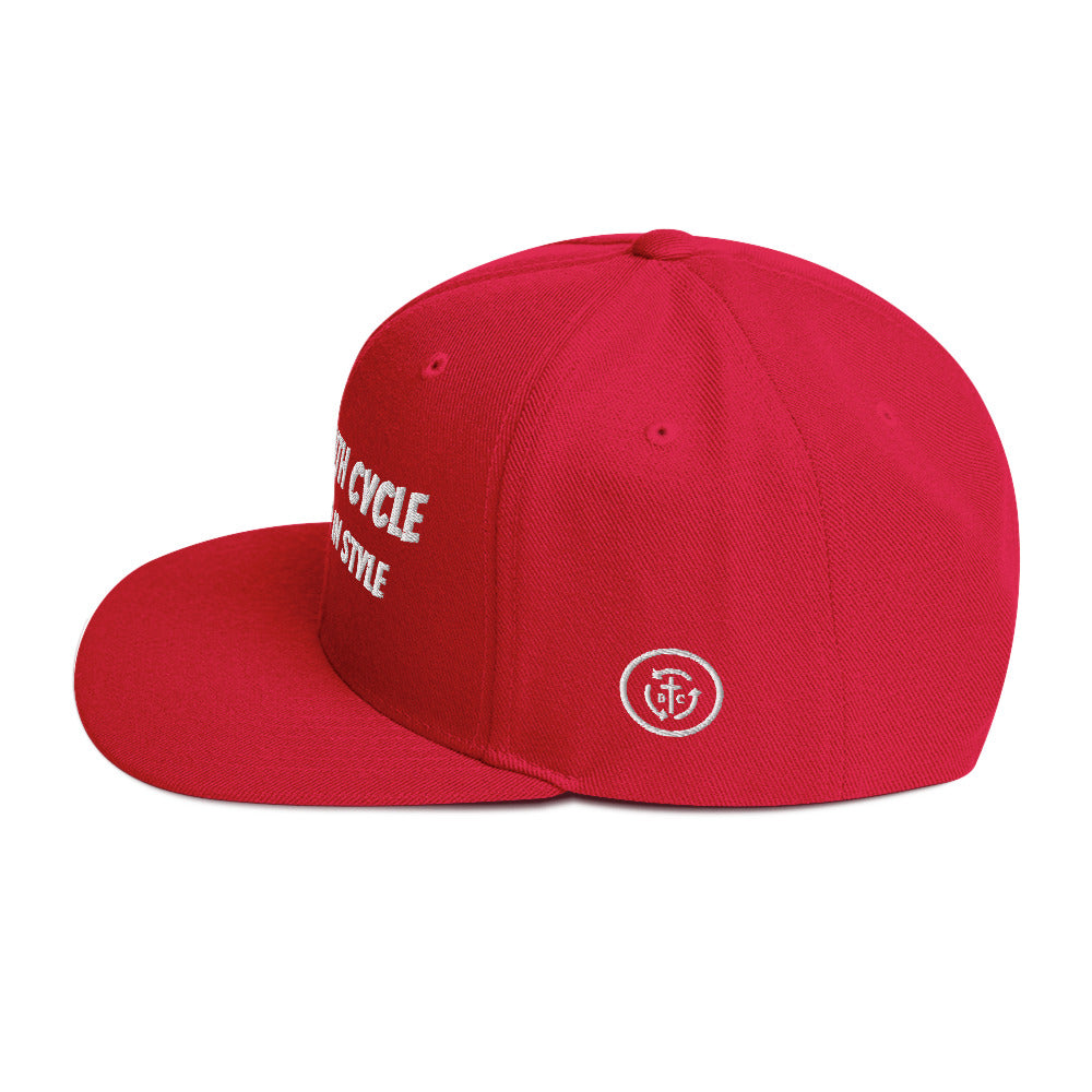 Biblical Truth Cycle - Snapback Hat _ Embroidered