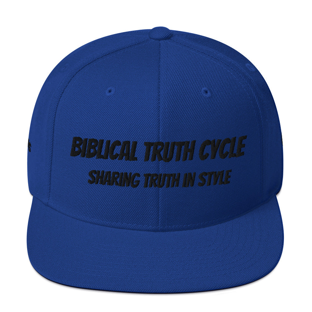 Biblical Truth Cycle - Snapback Hat _ Embroidered