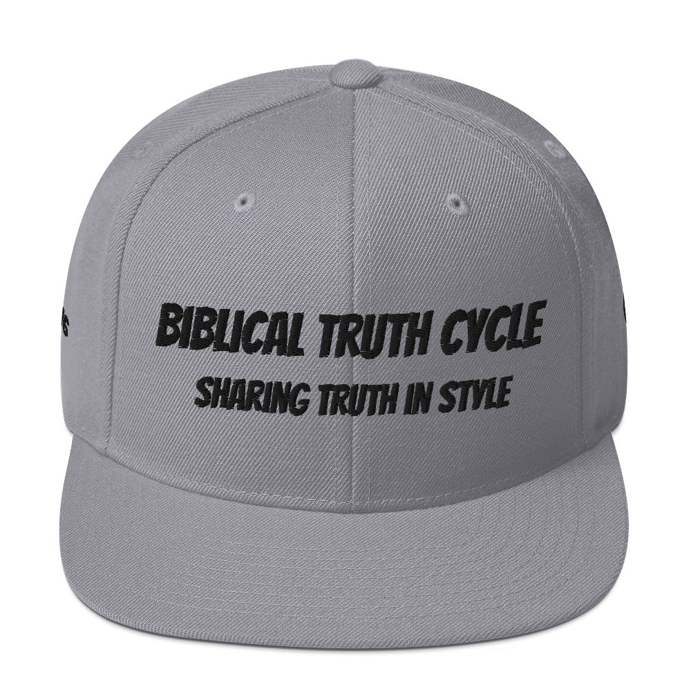 Biblical Truth Cycle - Snapback Hat _ Embroidered