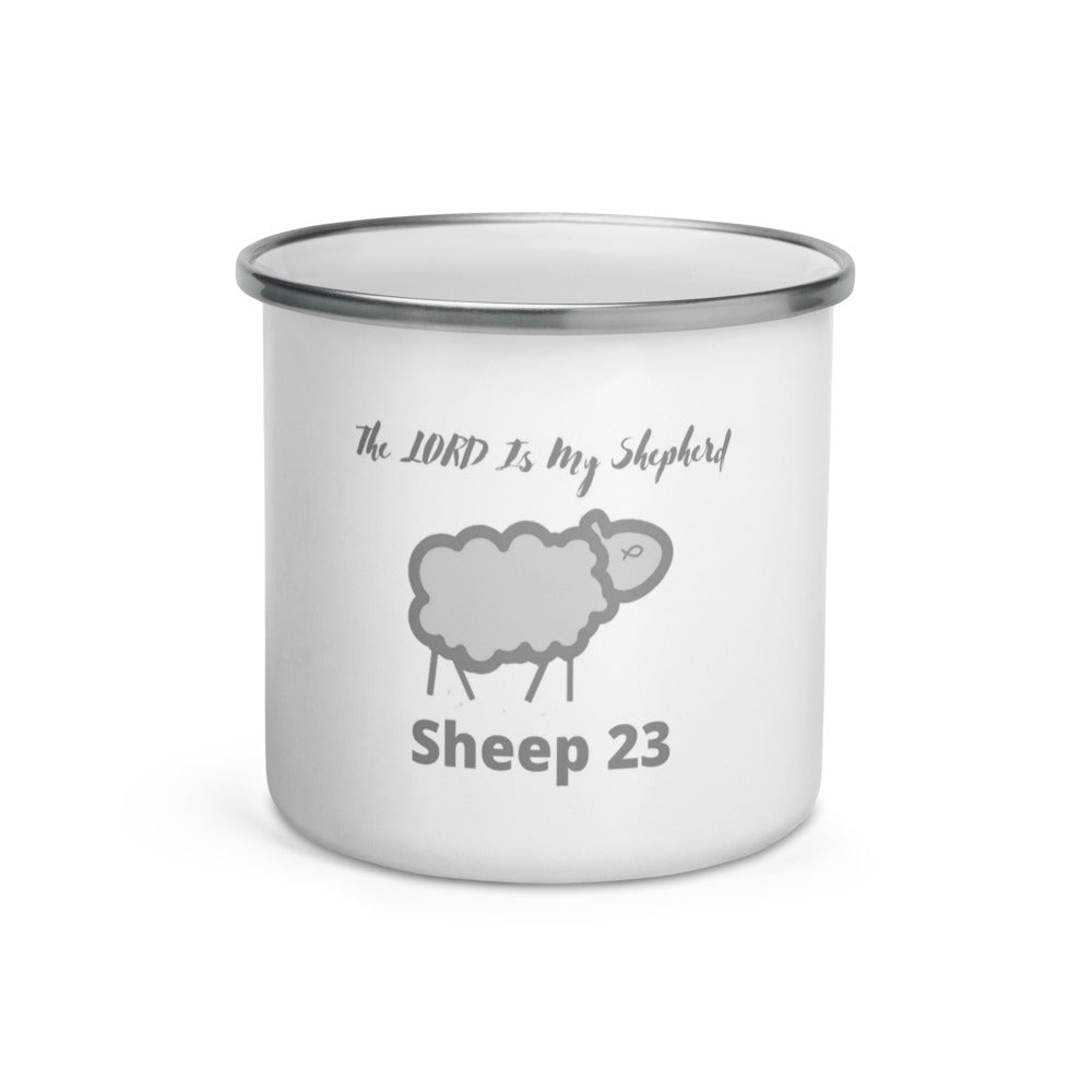 Sheep 23 - Enamel Mug (Logo)