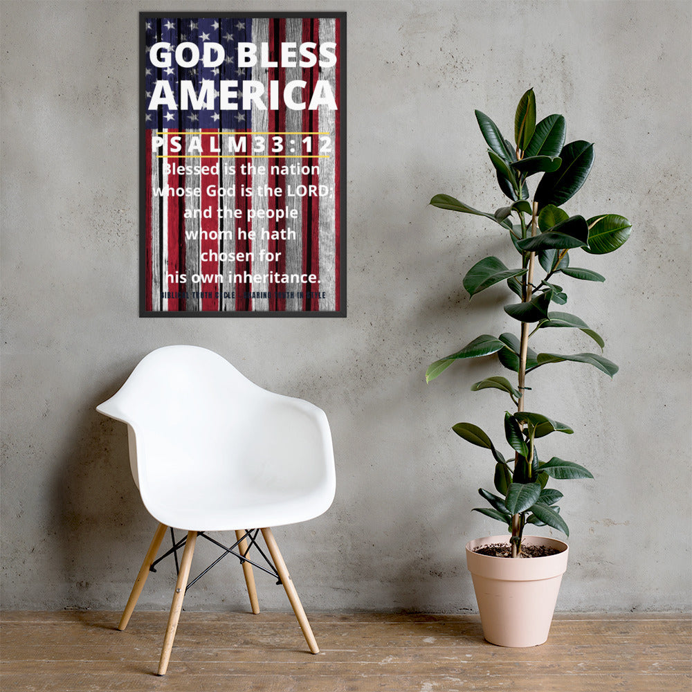 Biblical Truth Cycle - Framed Poster (USA)