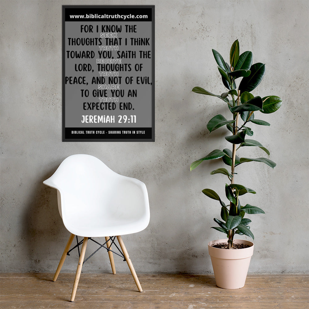 Biblical Truth Cycle - Framed Poster