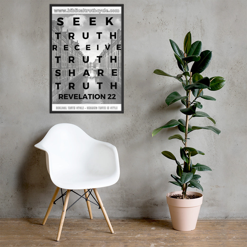 Biblical Truth Cycle - Framed Poster