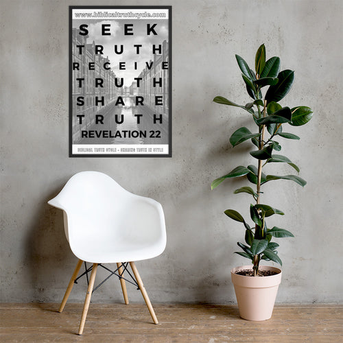 Biblical Truth Cycle - Framed Poster