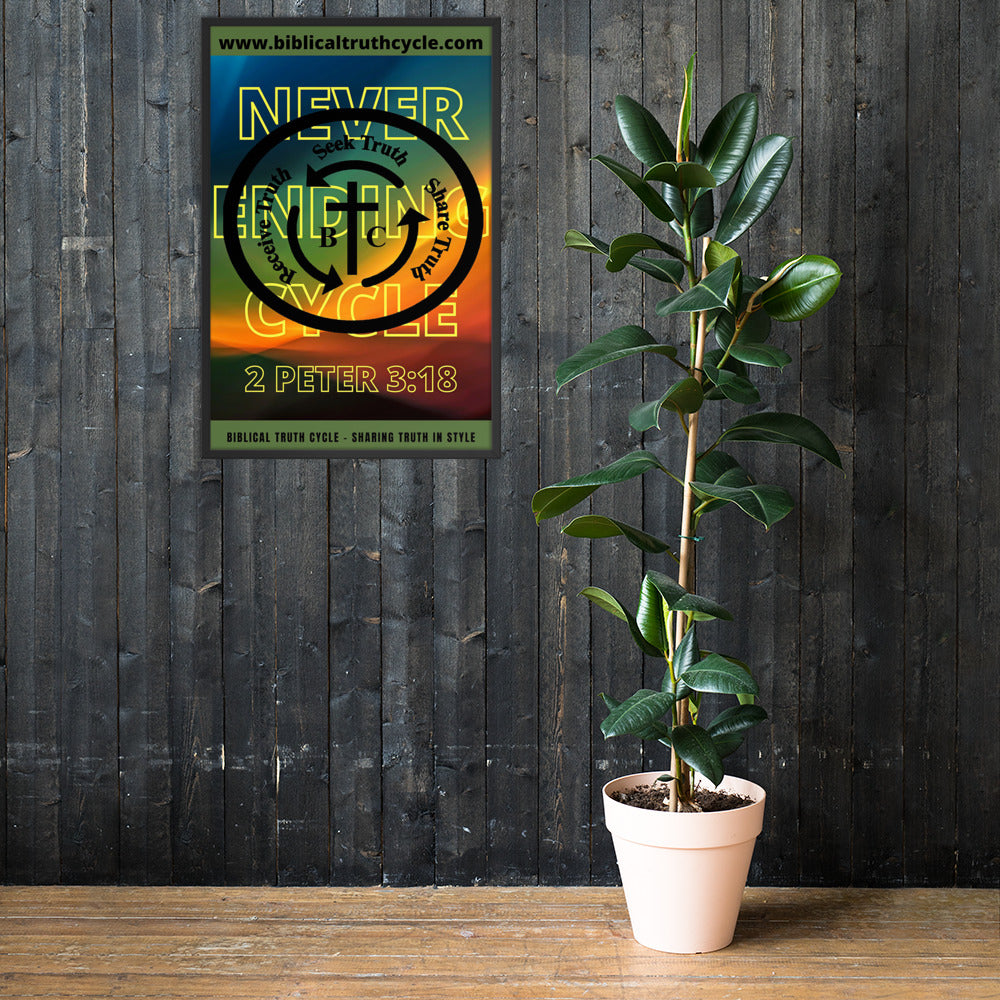 Biblical Truth Cycle - Framed Poster