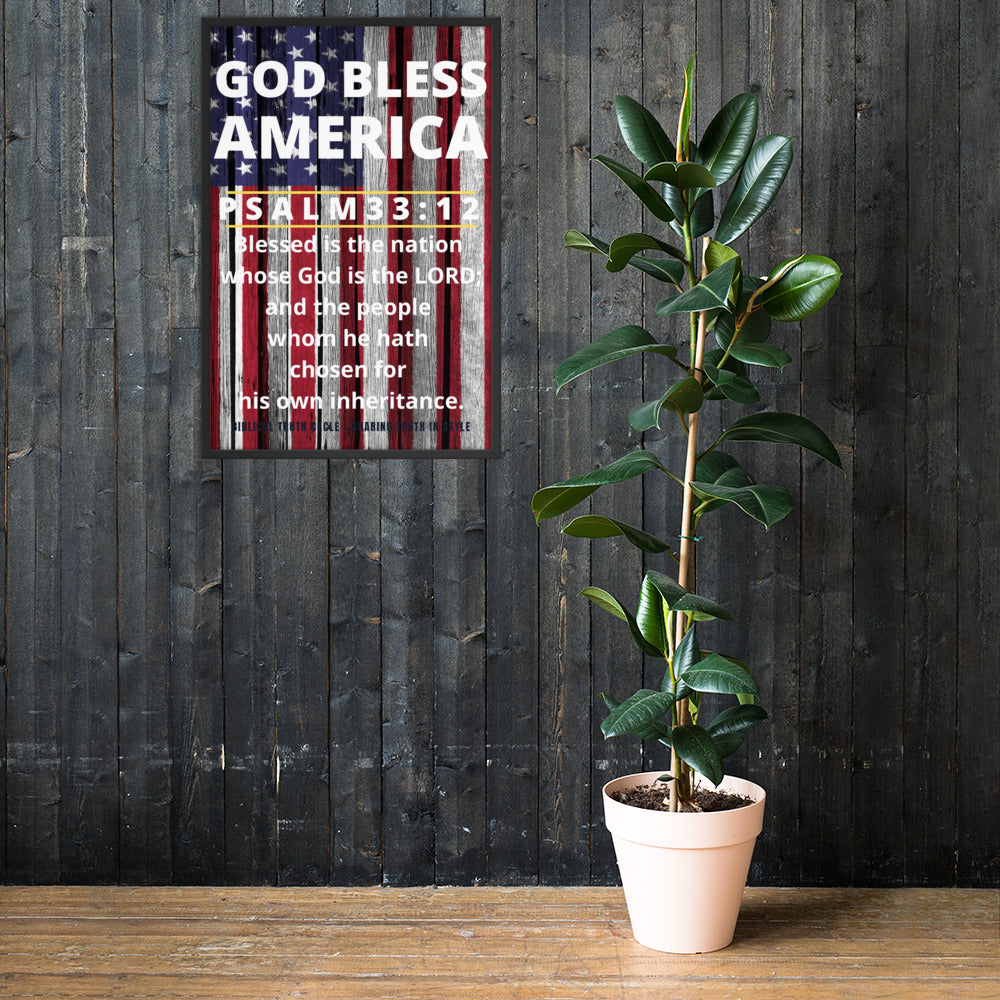 Biblical Truth Cycle - Framed Poster (USA)