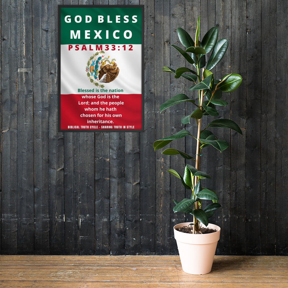 Biblical Truth Cycle - Framed Poster (Mexico)