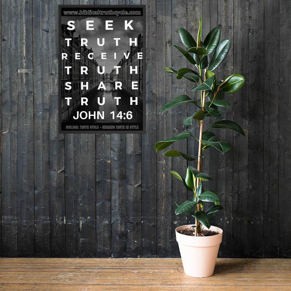 Biblical Truth Cycle - Framed Poster