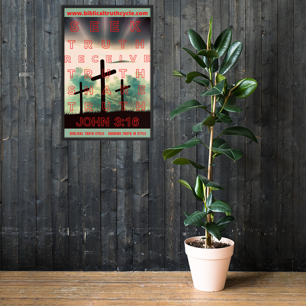 Biblical Truth Cycle - Framed Poster