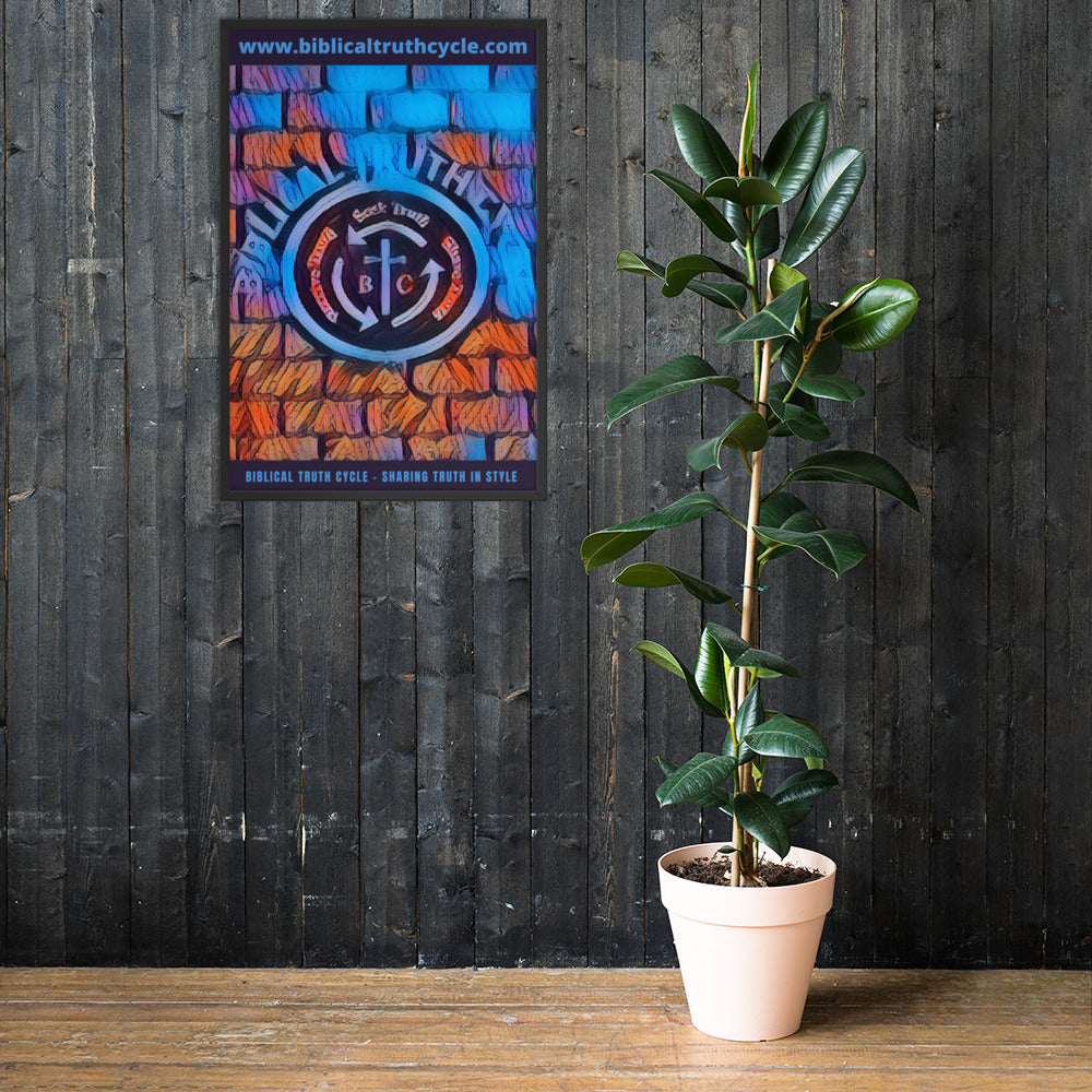 Biblical Truth Cycle - Framed Poster