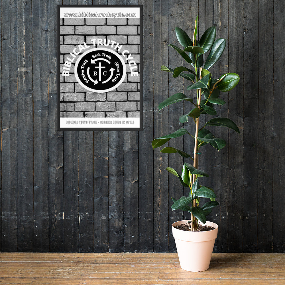 Biblical Truth Cycle - Framed Poster