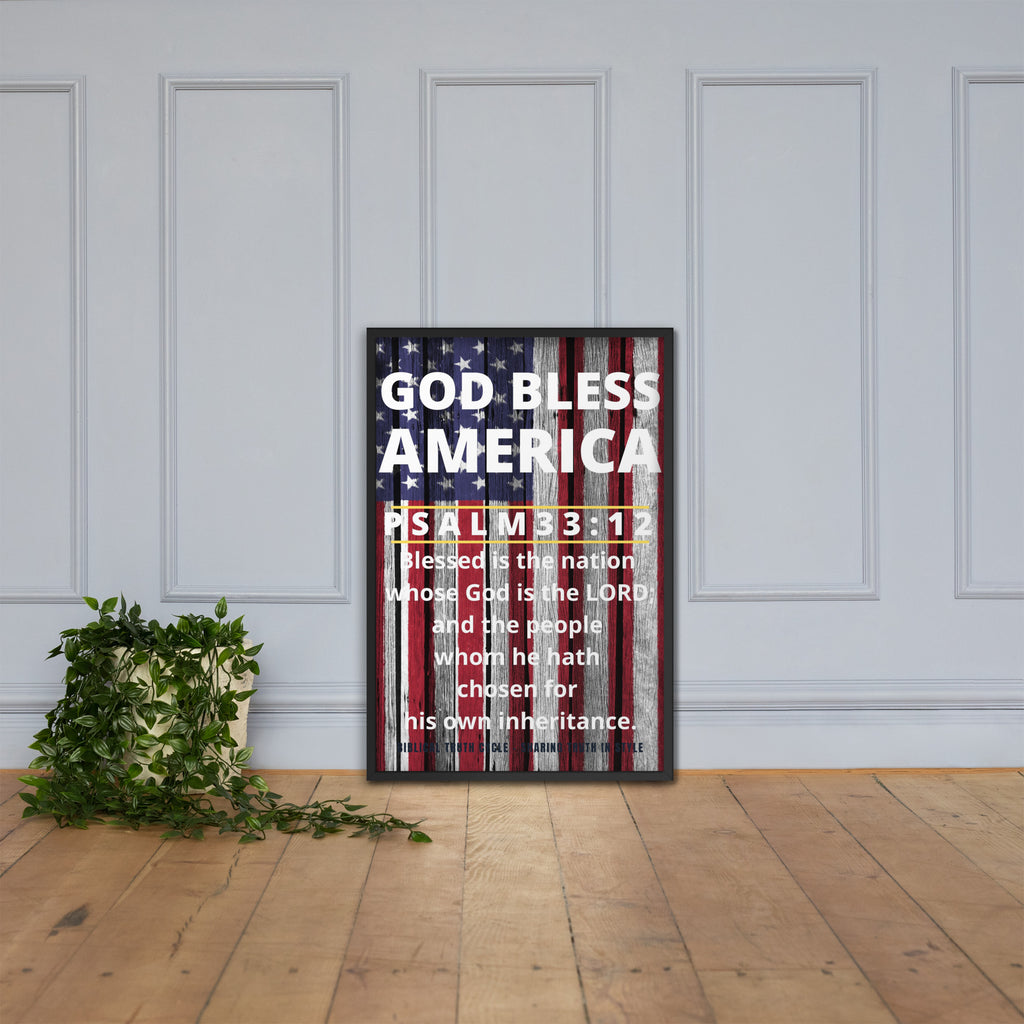 Biblical Truth Cycle - Framed Poster (USA)