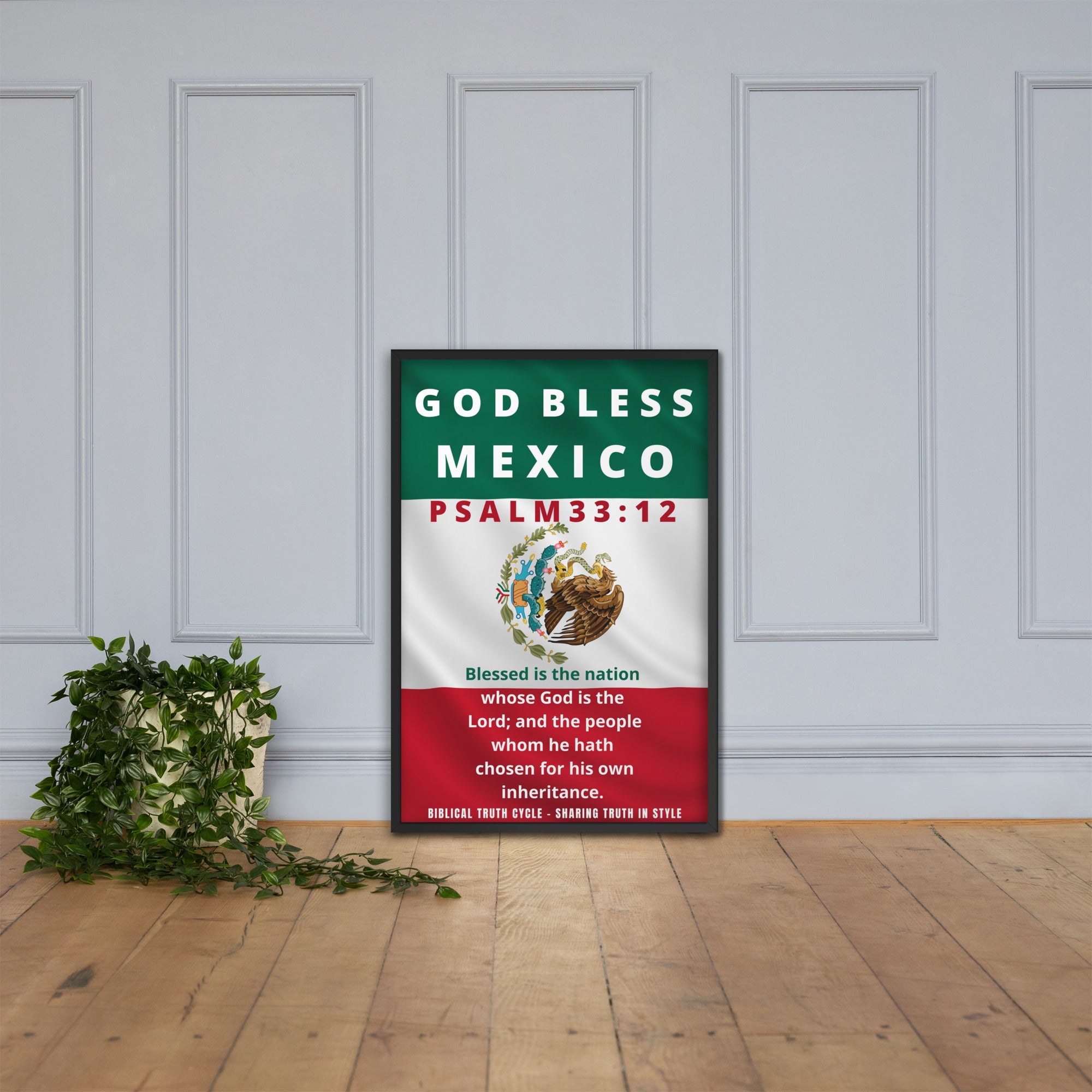 Biblical Truth Cycle - Framed Poster (Mexico)