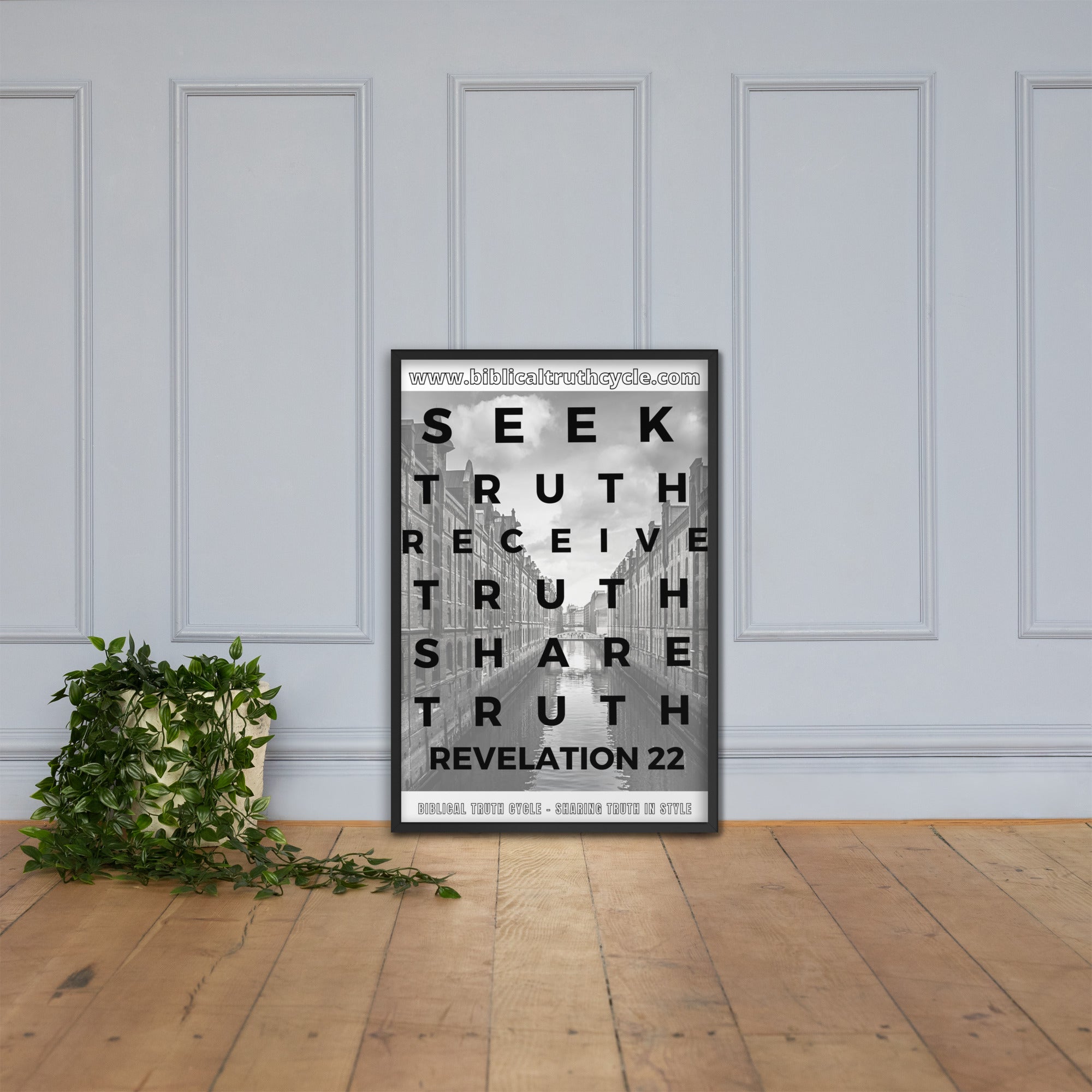 Biblical Truth Cycle - Framed Poster