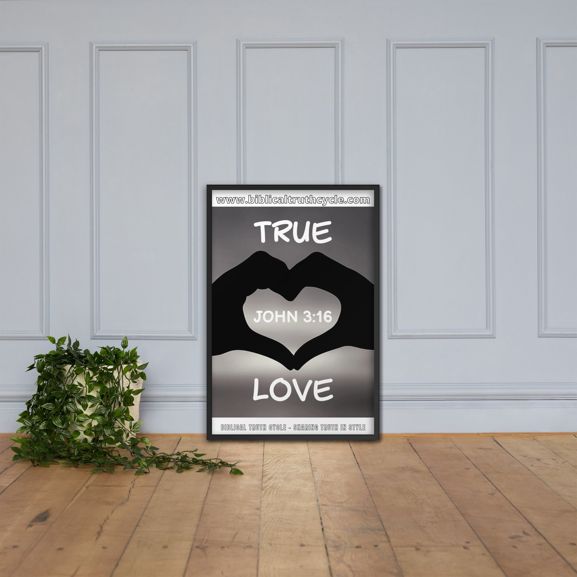Biblical Truth Cycle - Framed Poster