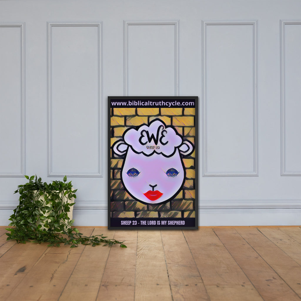 SHEEP 23 - Framed Poster (EWE)