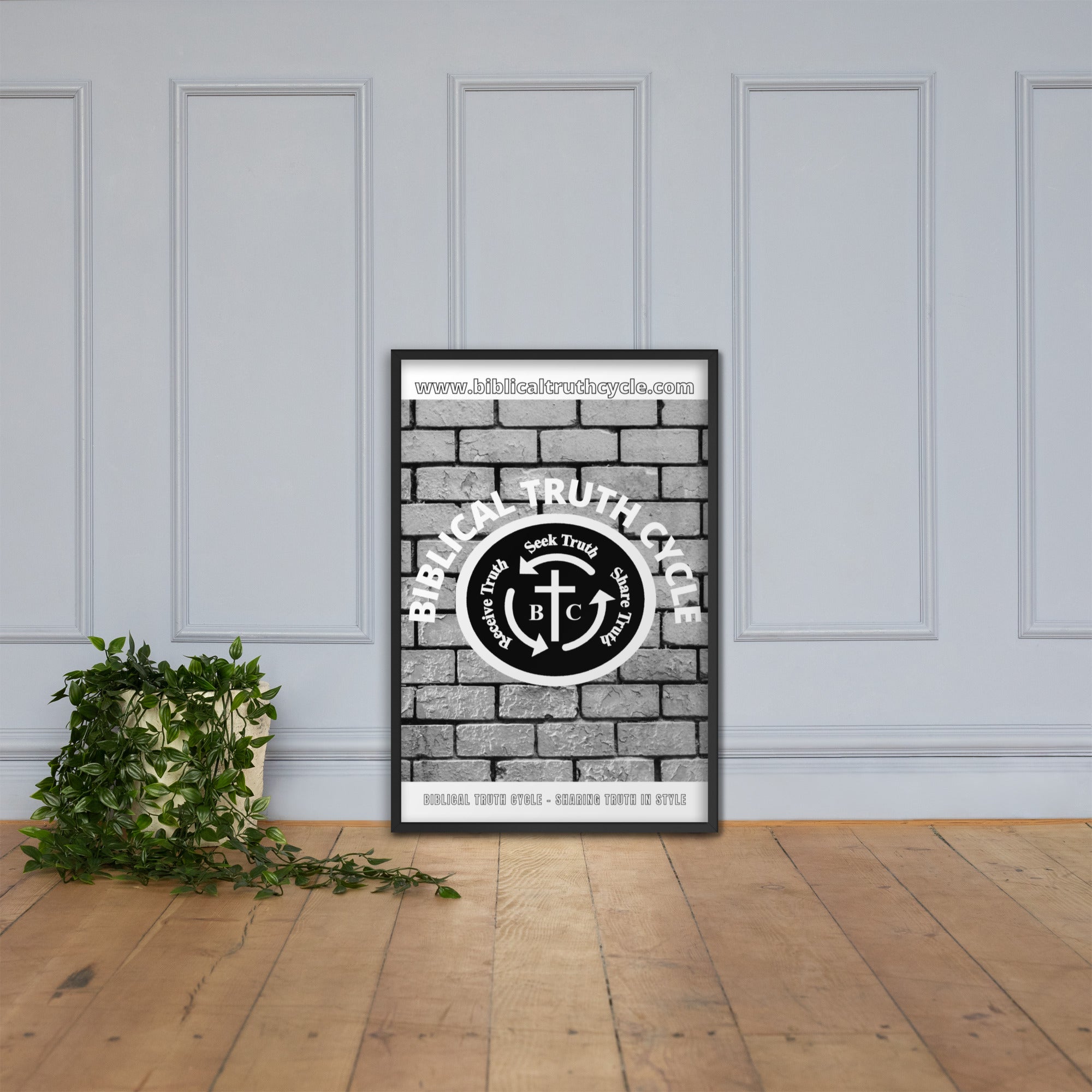 Biblical Truth Cycle - Framed Poster