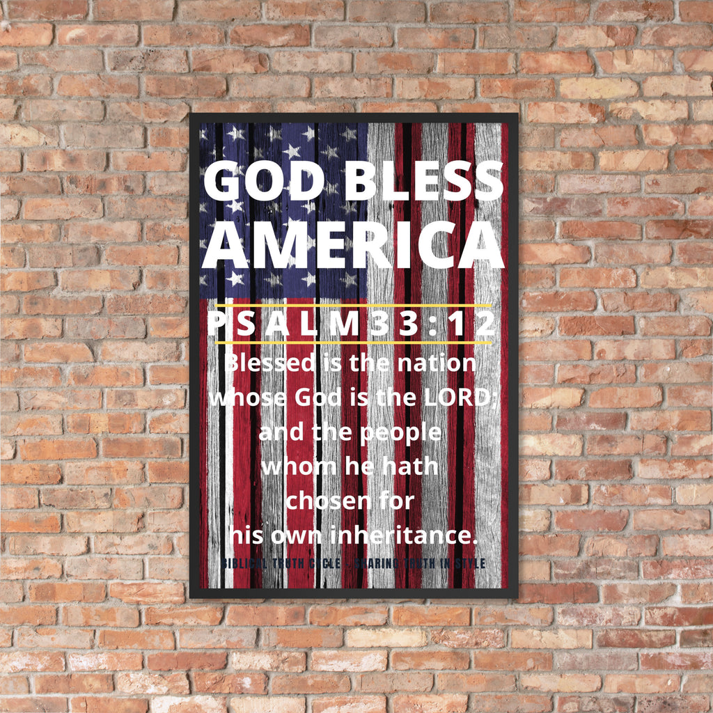 Biblical Truth Cycle - Framed Poster (USA)
