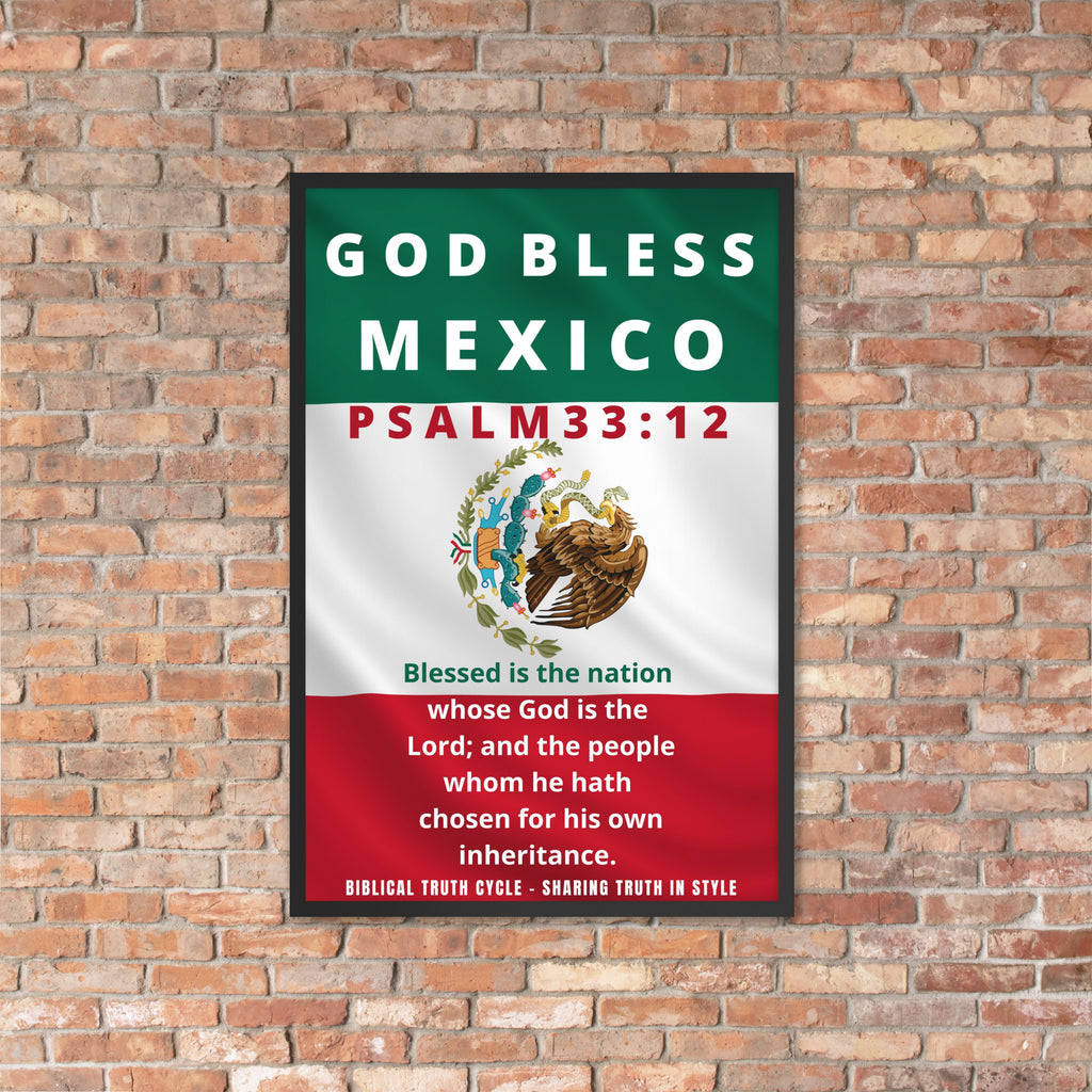 Biblical Truth Cycle - Framed Poster (Mexico)
