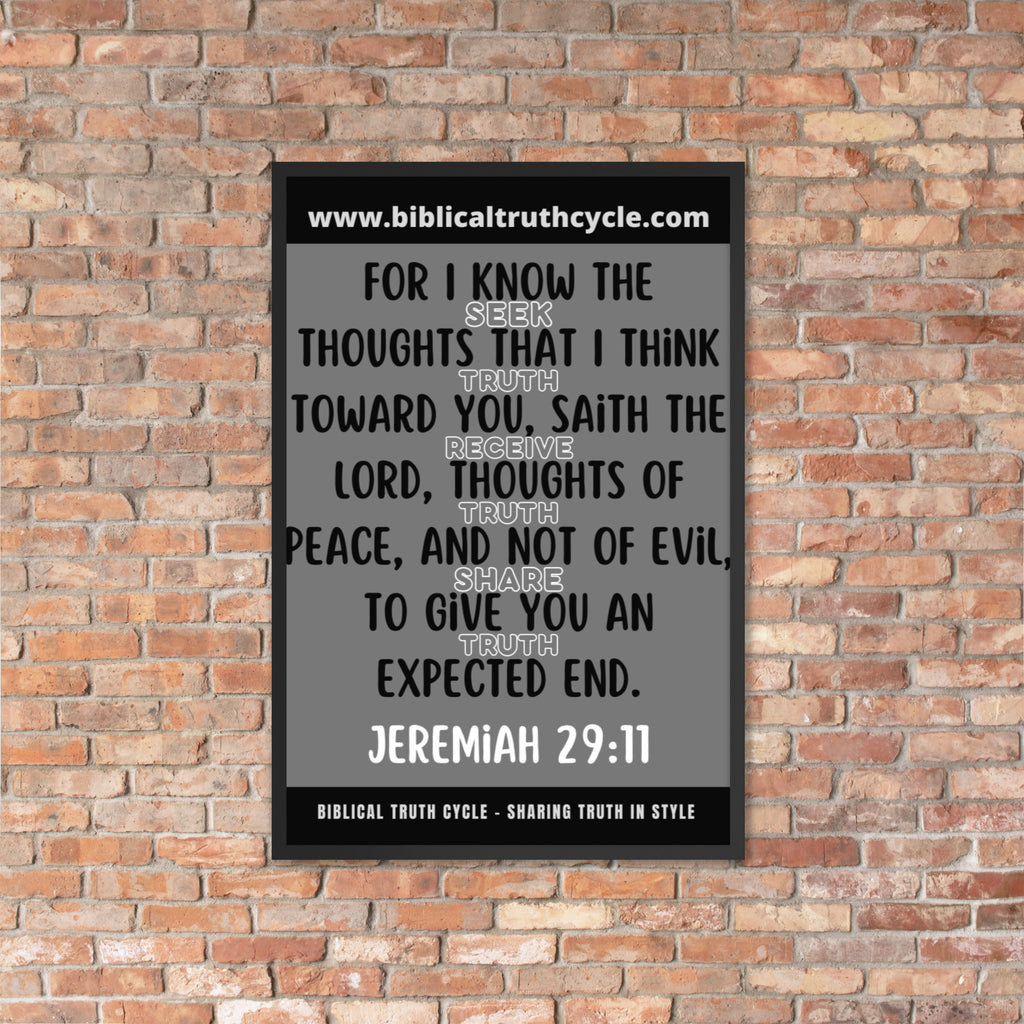 Biblical Truth Cycle - Framed Poster