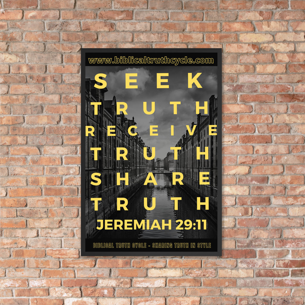 Biblical Truth Cycle - Framed Poster