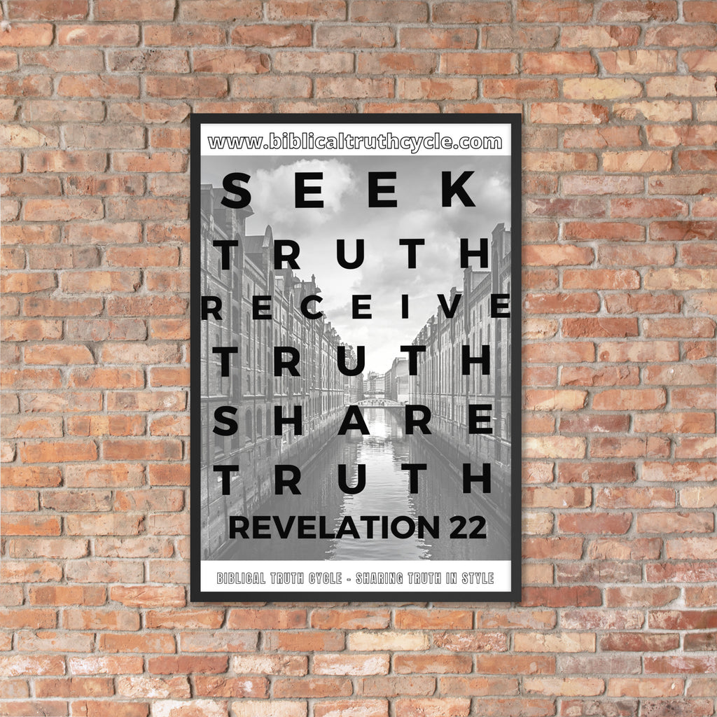 Biblical Truth Cycle - Framed Poster