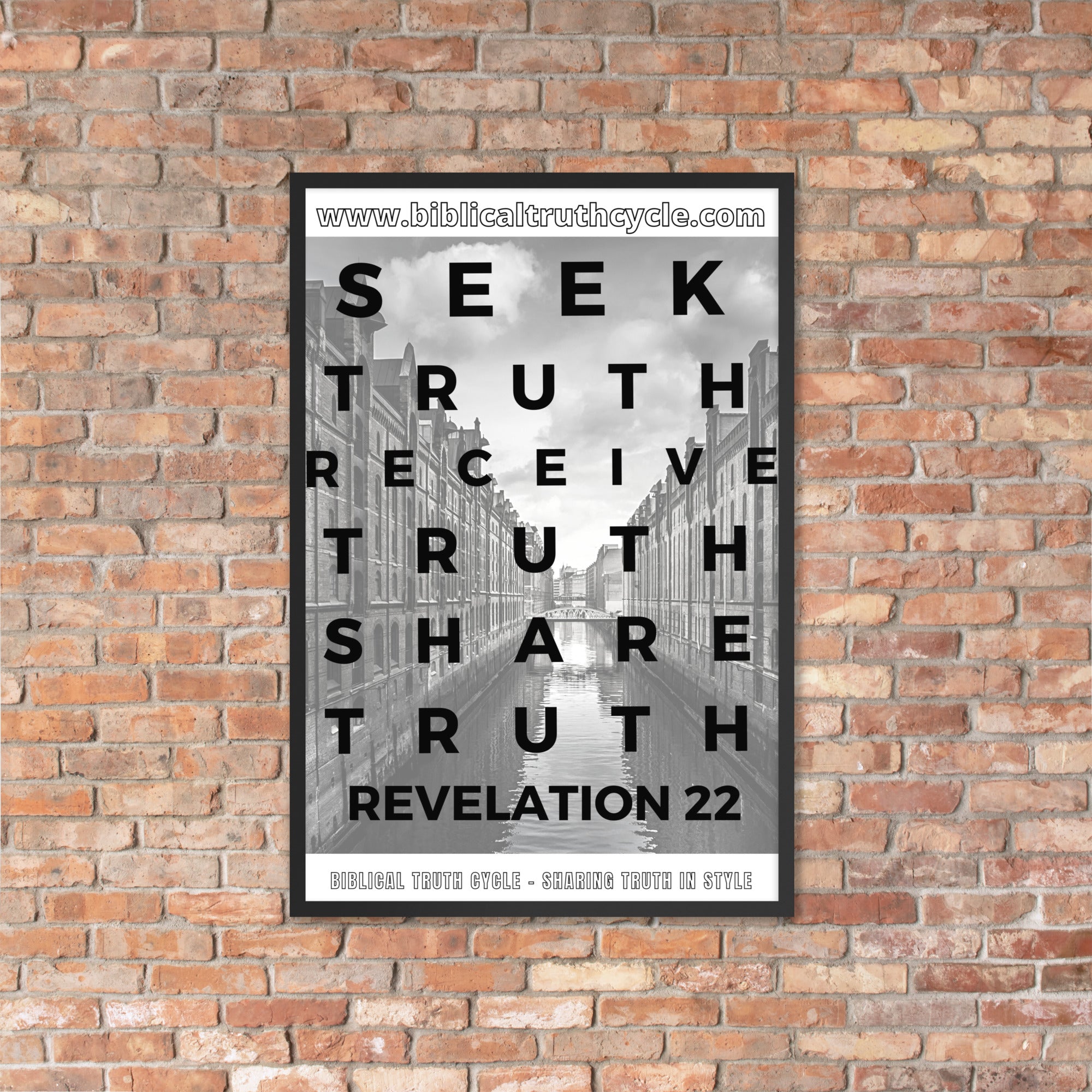 Biblical Truth Cycle - Framed Poster