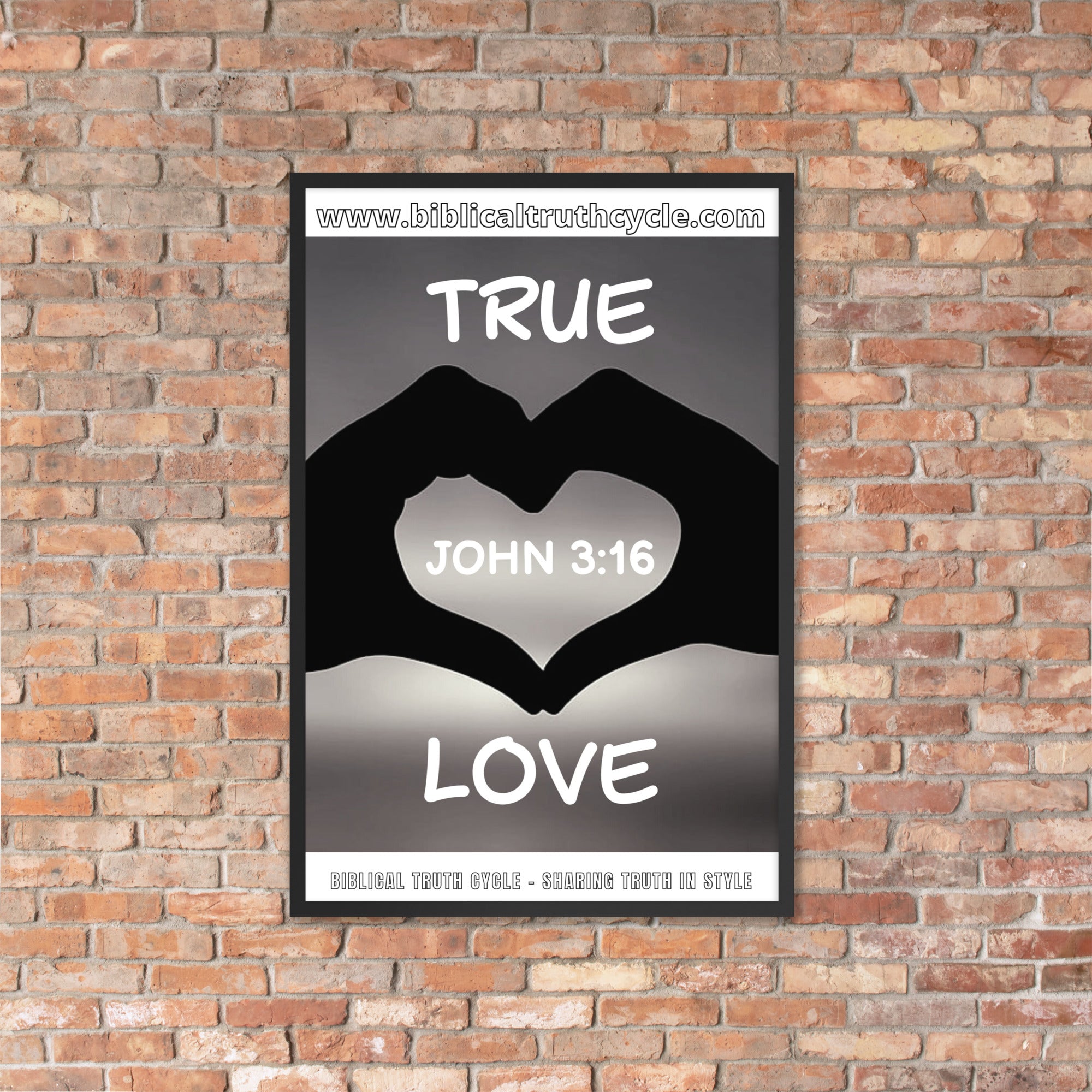 Biblical Truth Cycle - Framed Poster