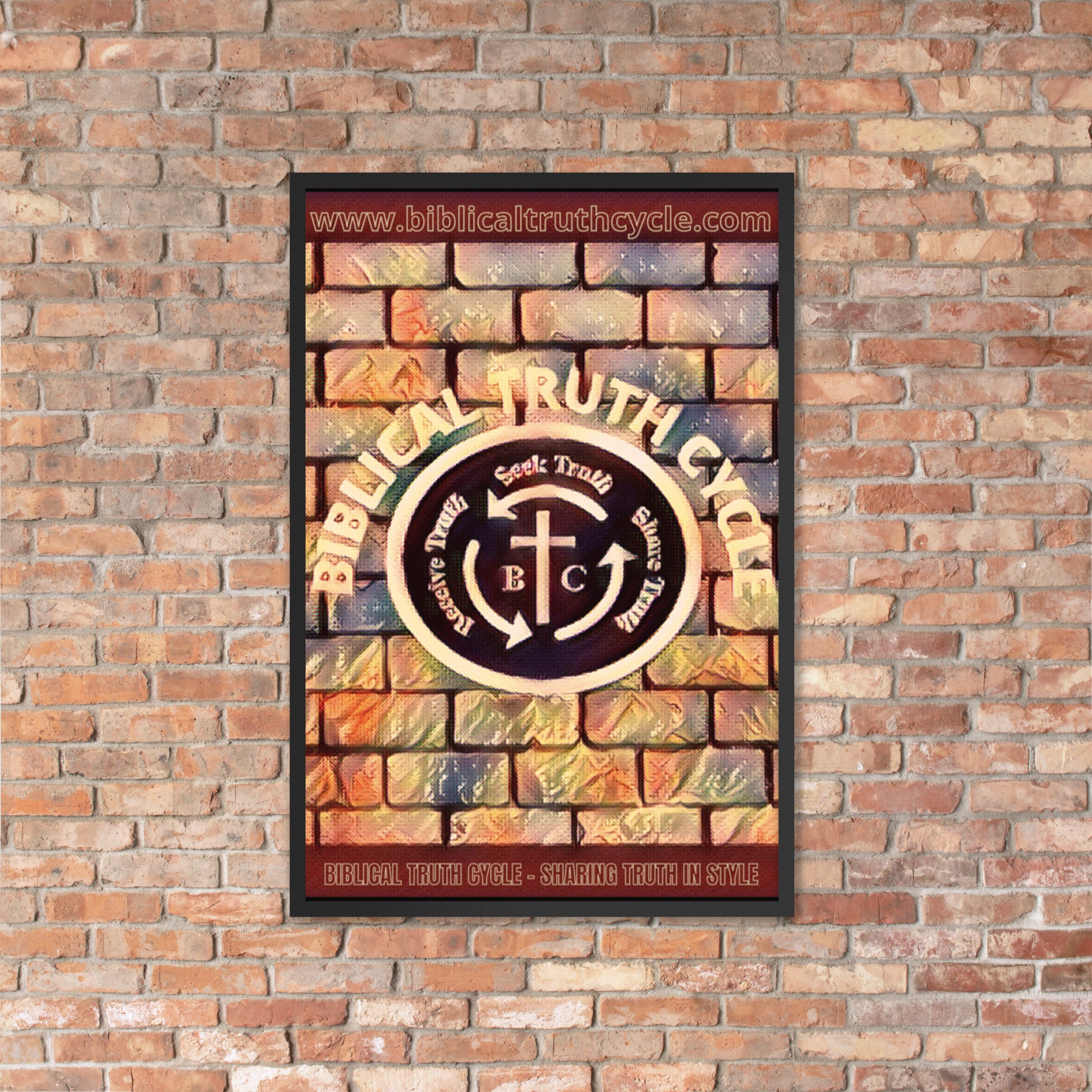 Biblical Truth Cycle - Framed Poster