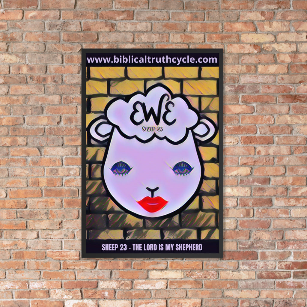 SHEEP 23 - Framed Poster (EWE)
