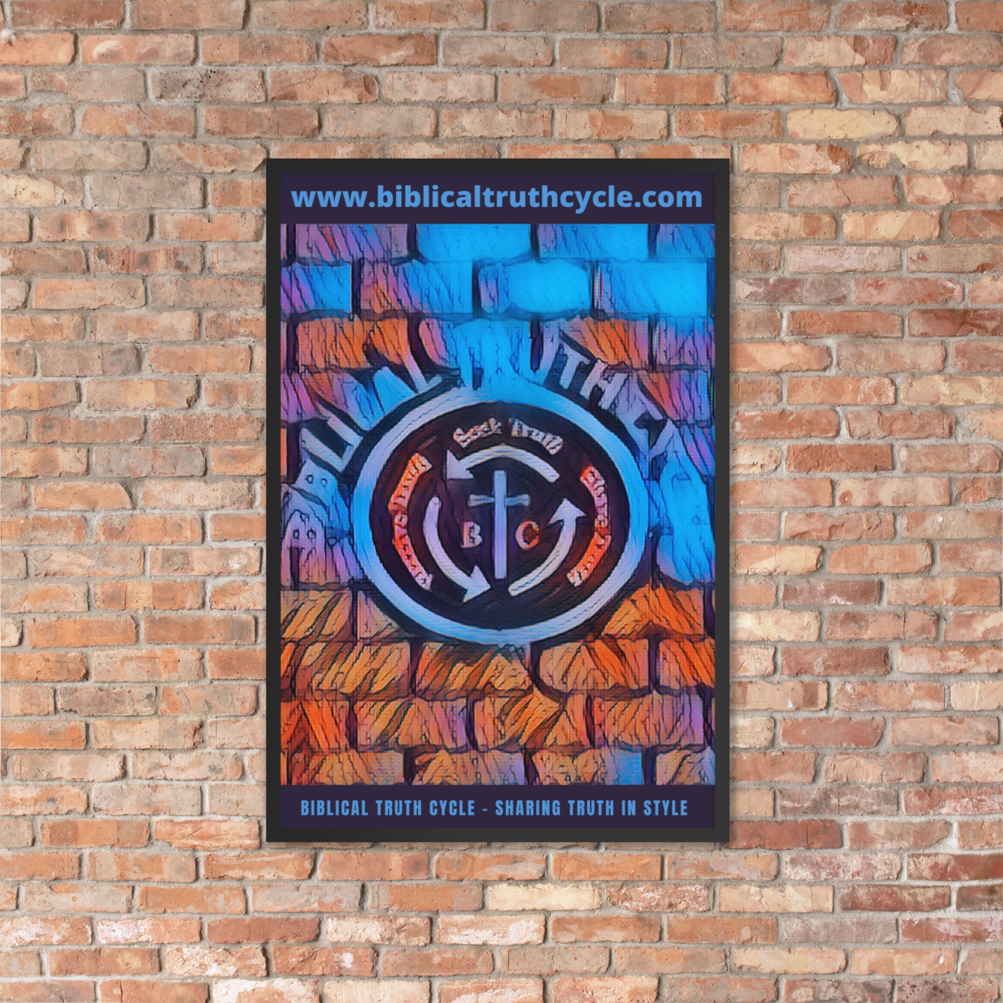 Biblical Truth Cycle - Framed Poster