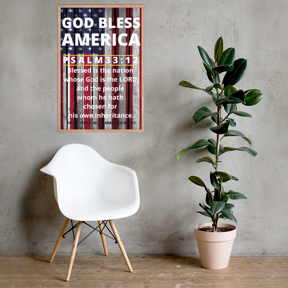 Biblical Truth Cycle - Framed Poster (USA)