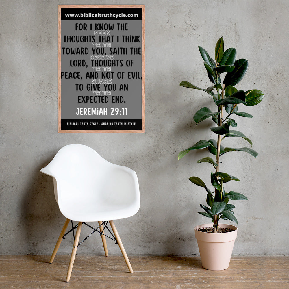Biblical Truth Cycle - Framed Poster