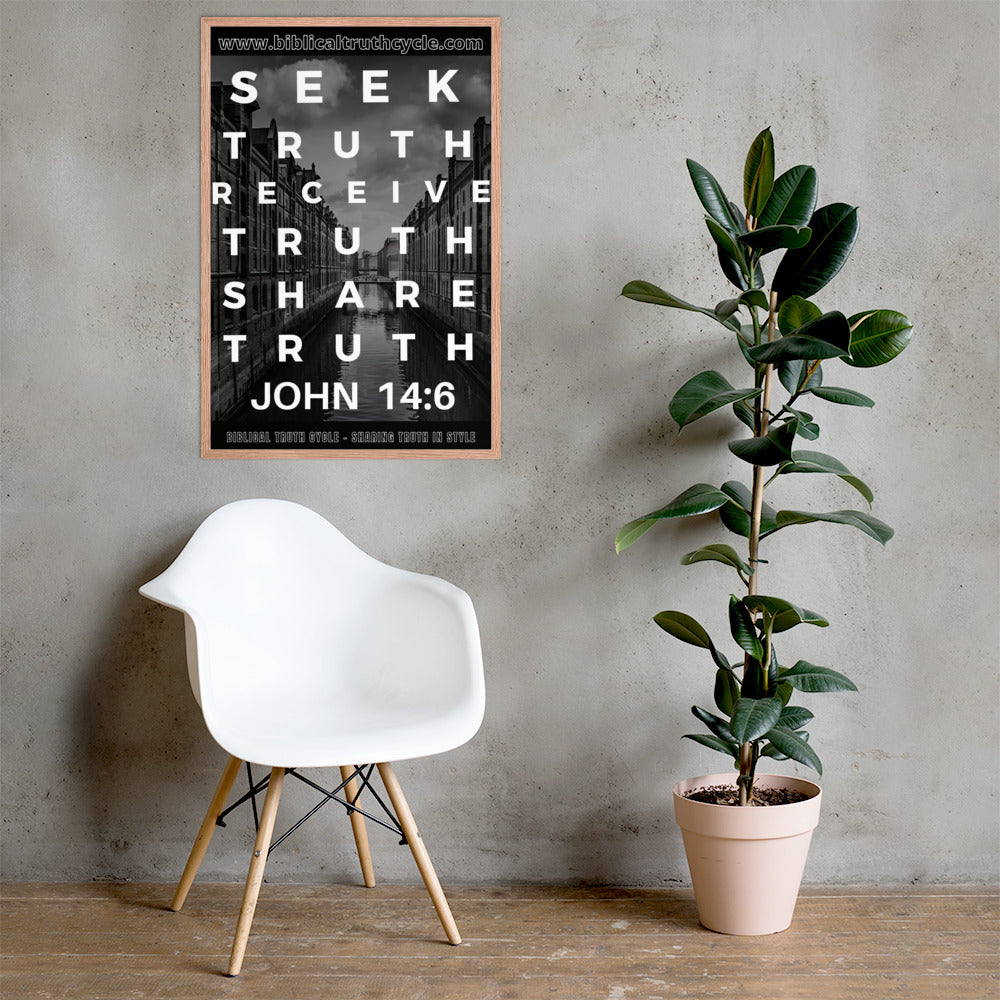 Biblical Truth Cycle - Framed Poster