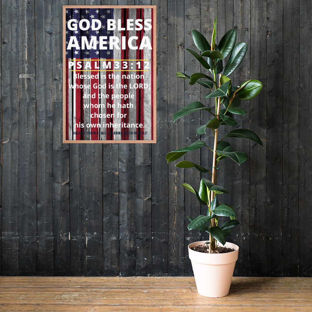 Biblical Truth Cycle - Framed Poster (USA)