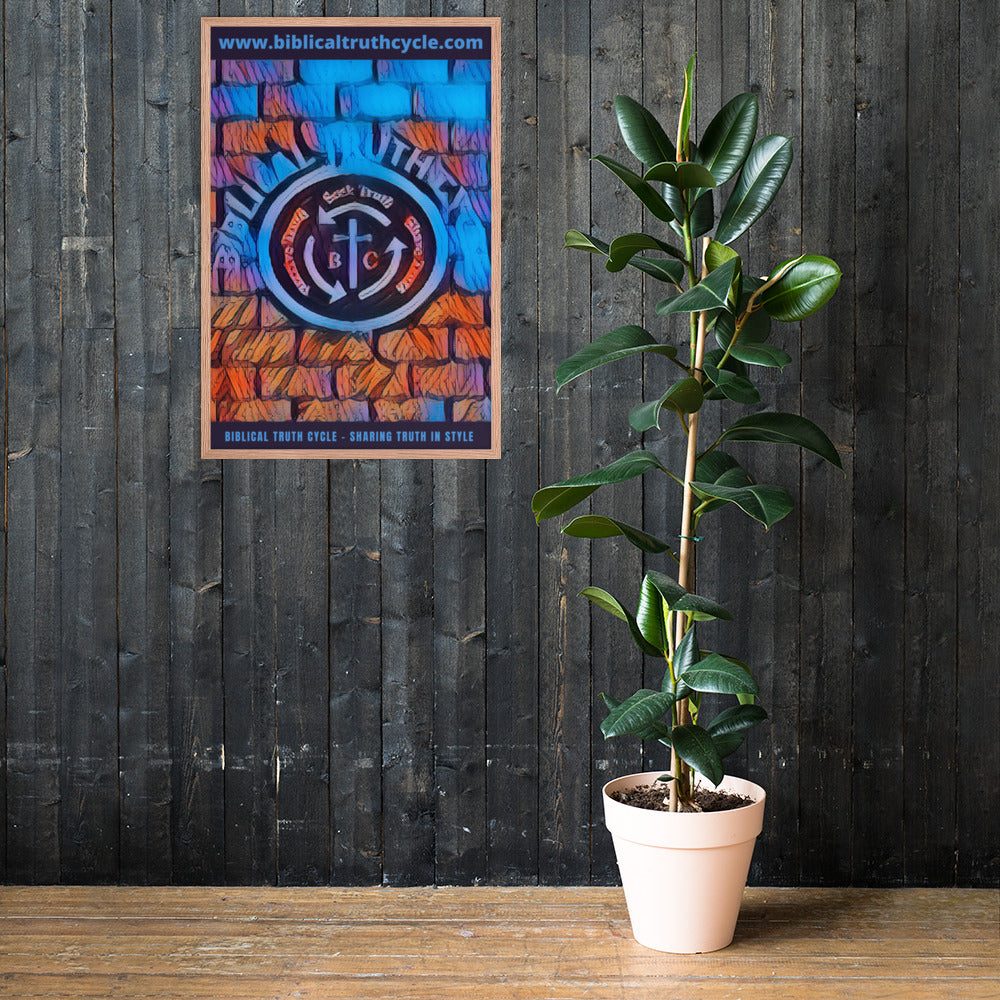 Biblical Truth Cycle - Framed Poster