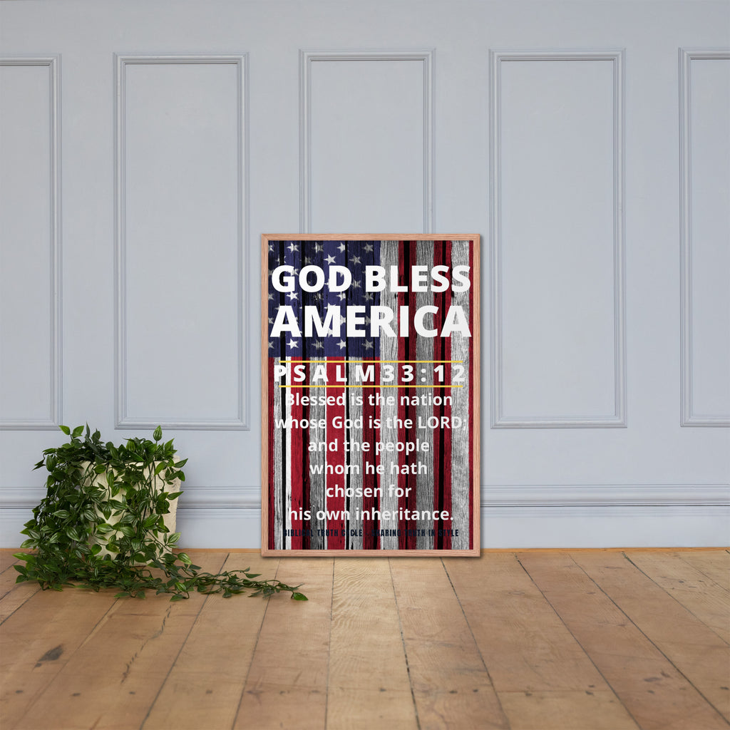 Biblical Truth Cycle - Framed Poster (USA)