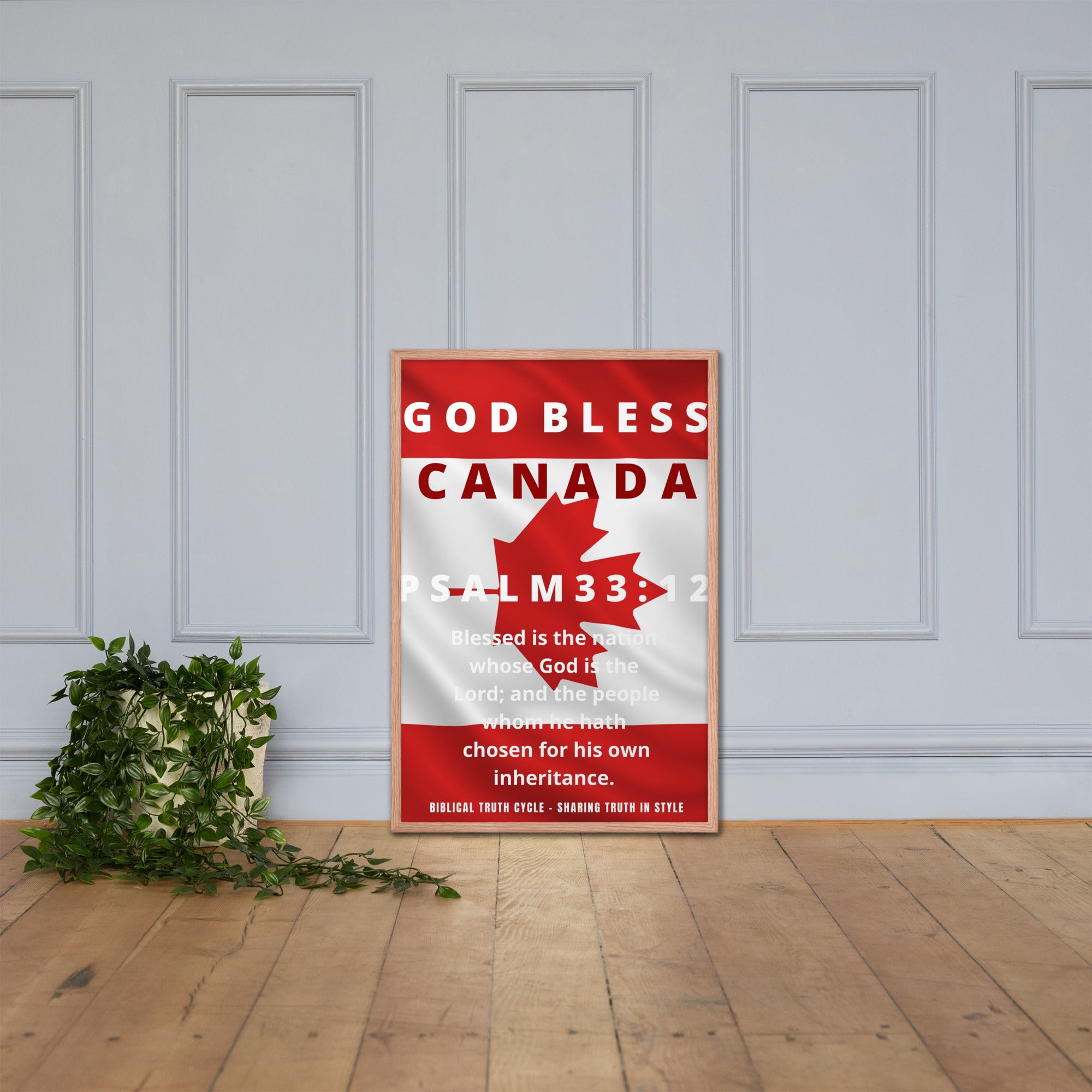 Biblical Truth Cycle - Framed Poster (Canada)