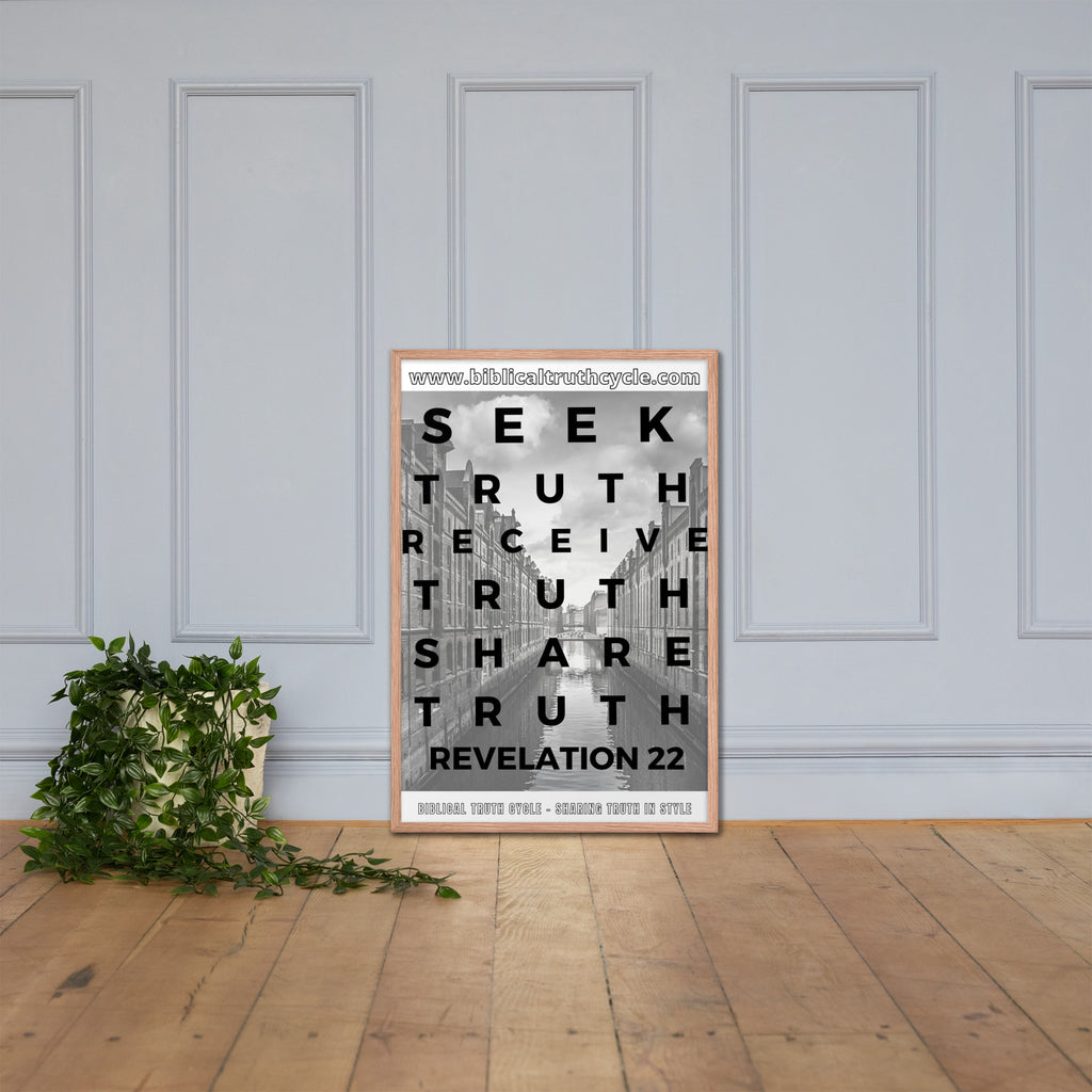 Biblical Truth Cycle - Framed Poster