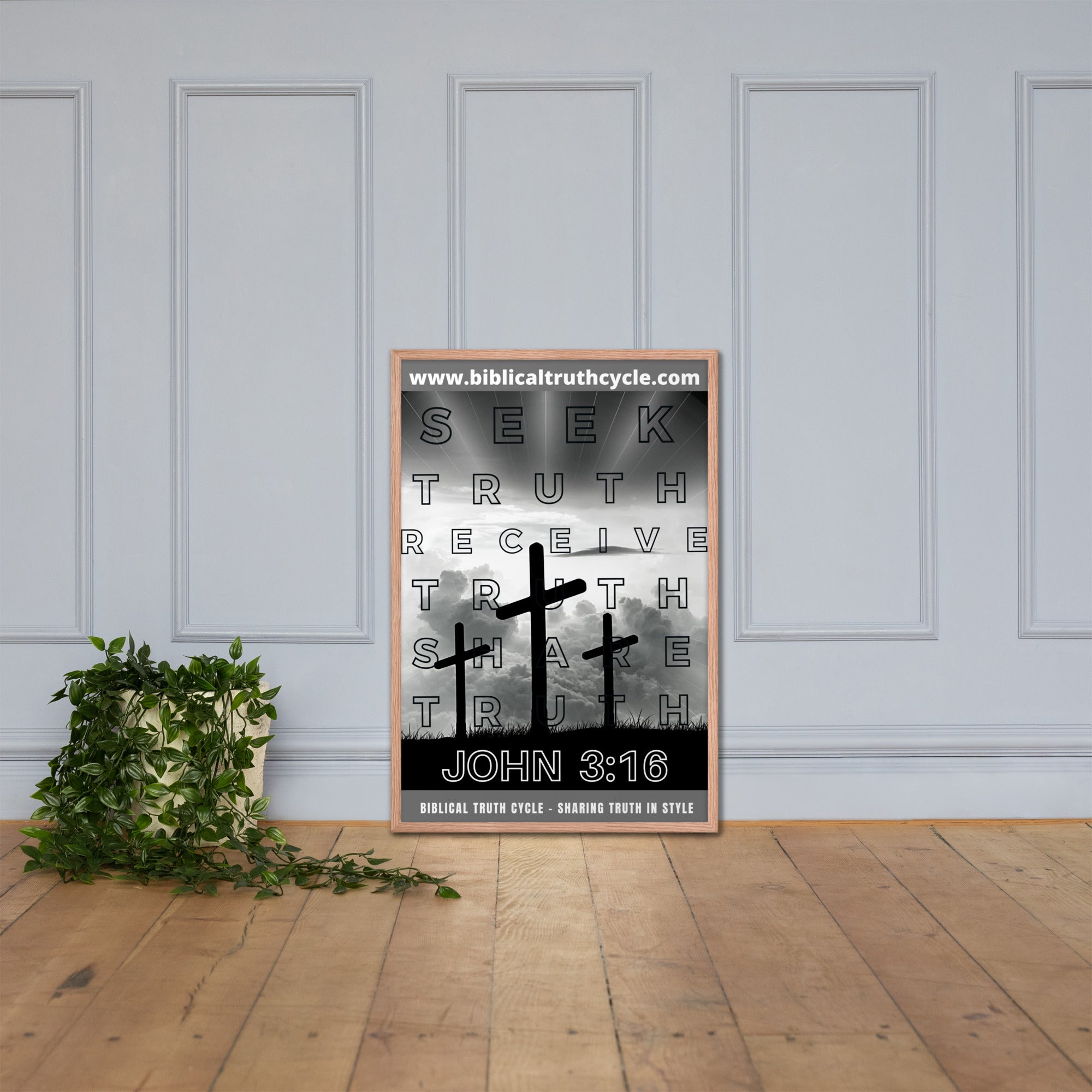 Biblical Truth Cycle - Framed Poster
