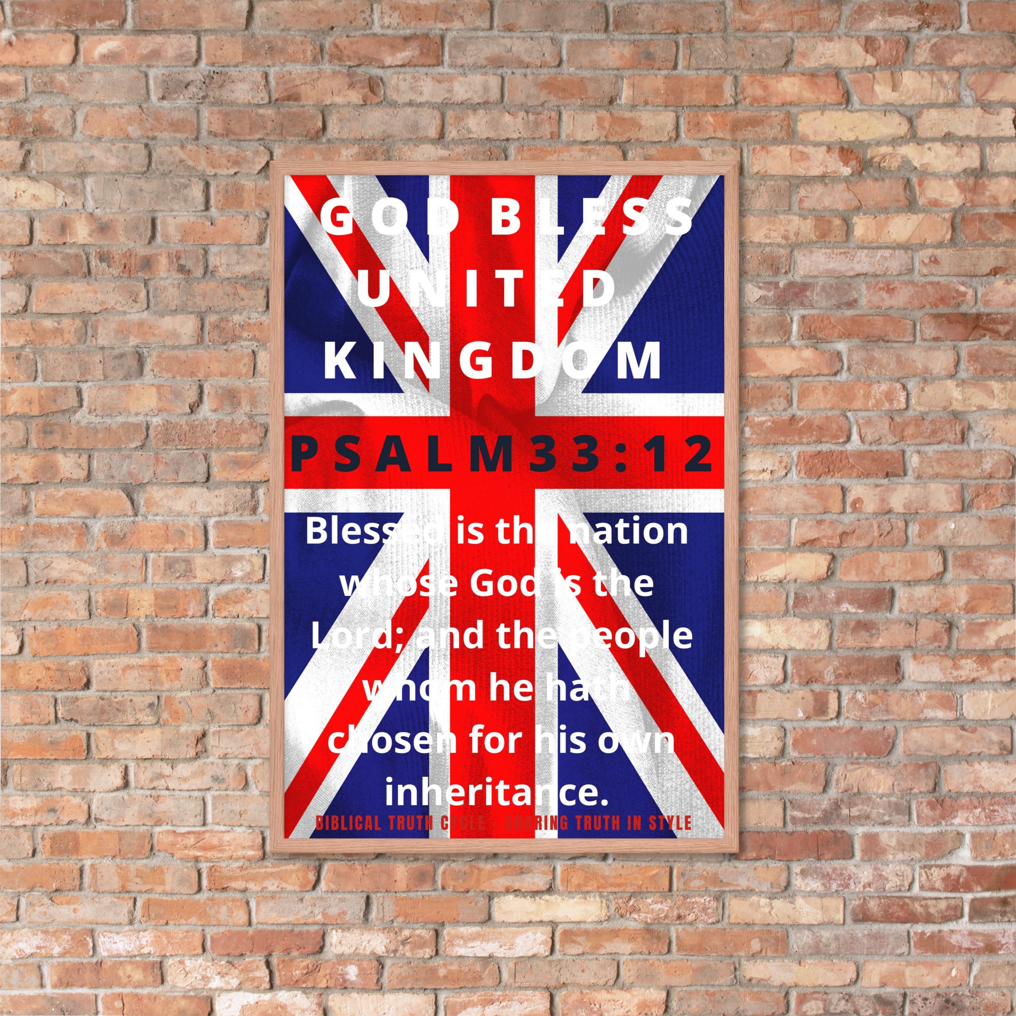 Biblical Truth Cycle - Framed Poster (United Kingdom)