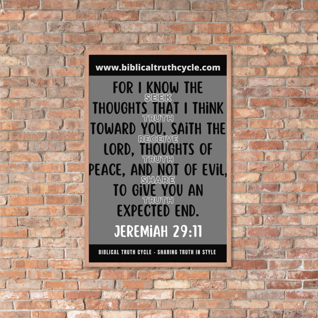 Biblical Truth Cycle - Framed Poster