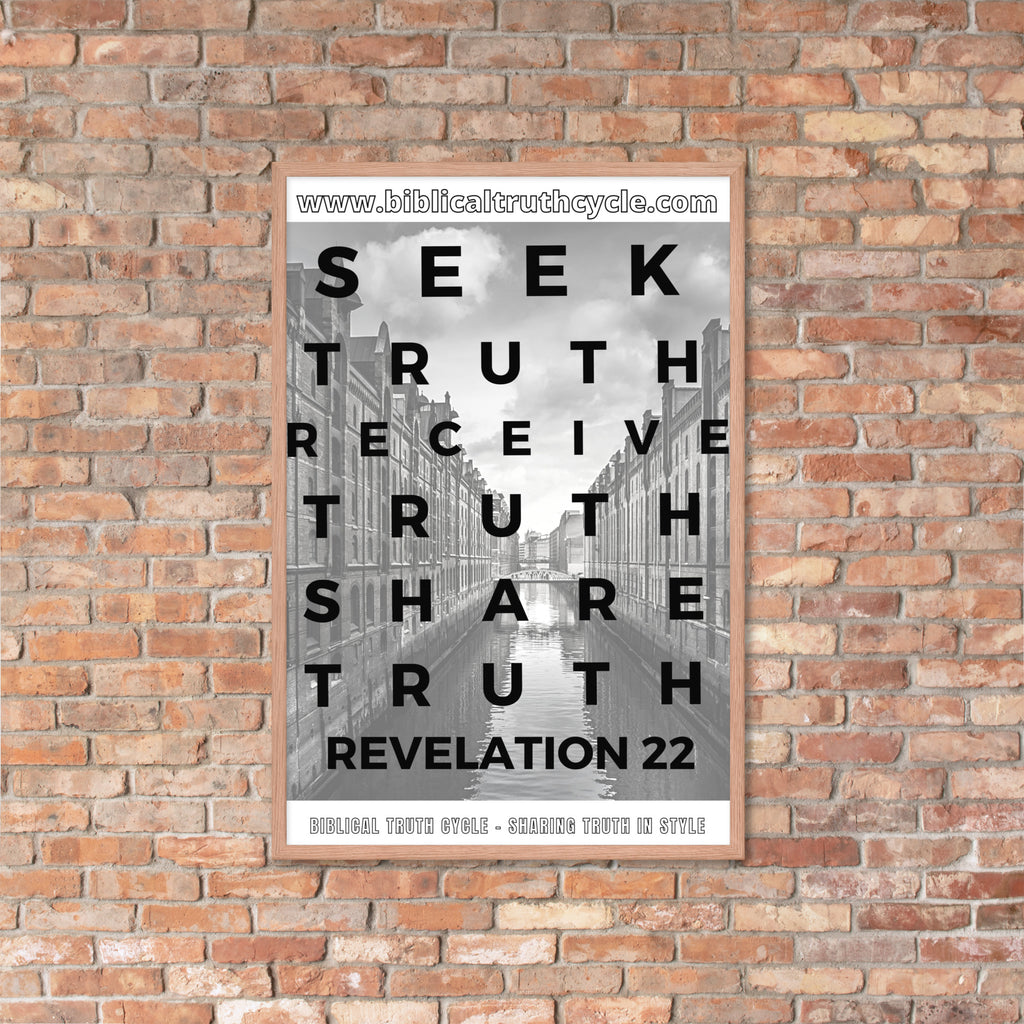 Biblical Truth Cycle - Framed Poster