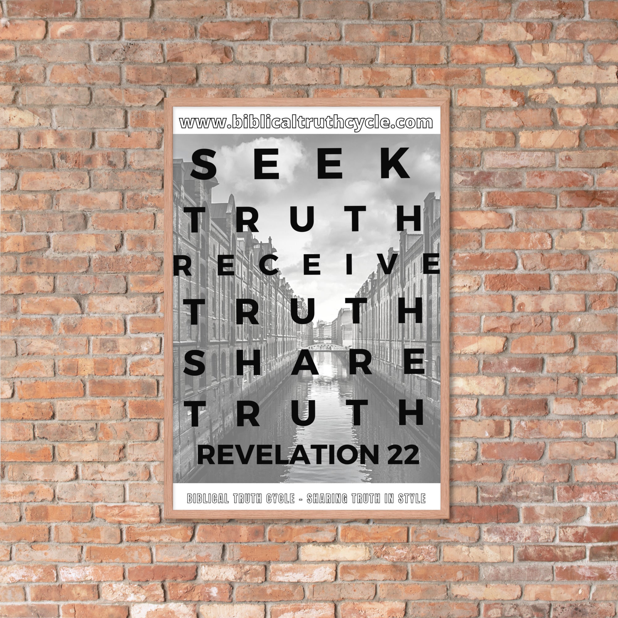 Biblical Truth Cycle - Framed Poster