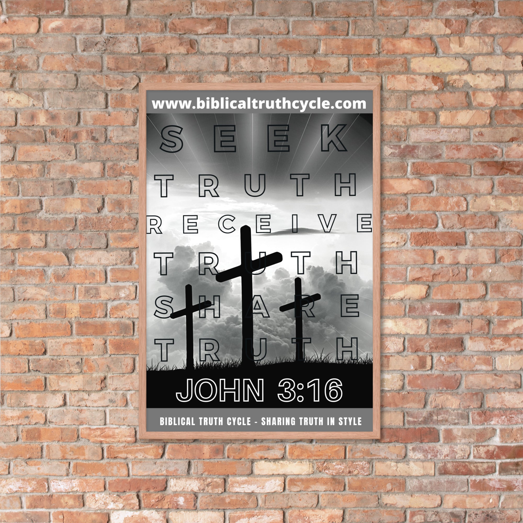 Biblical Truth Cycle - Framed Poster