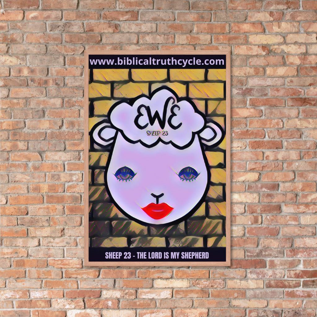 SHEEP 23 - Framed Poster (EWE)