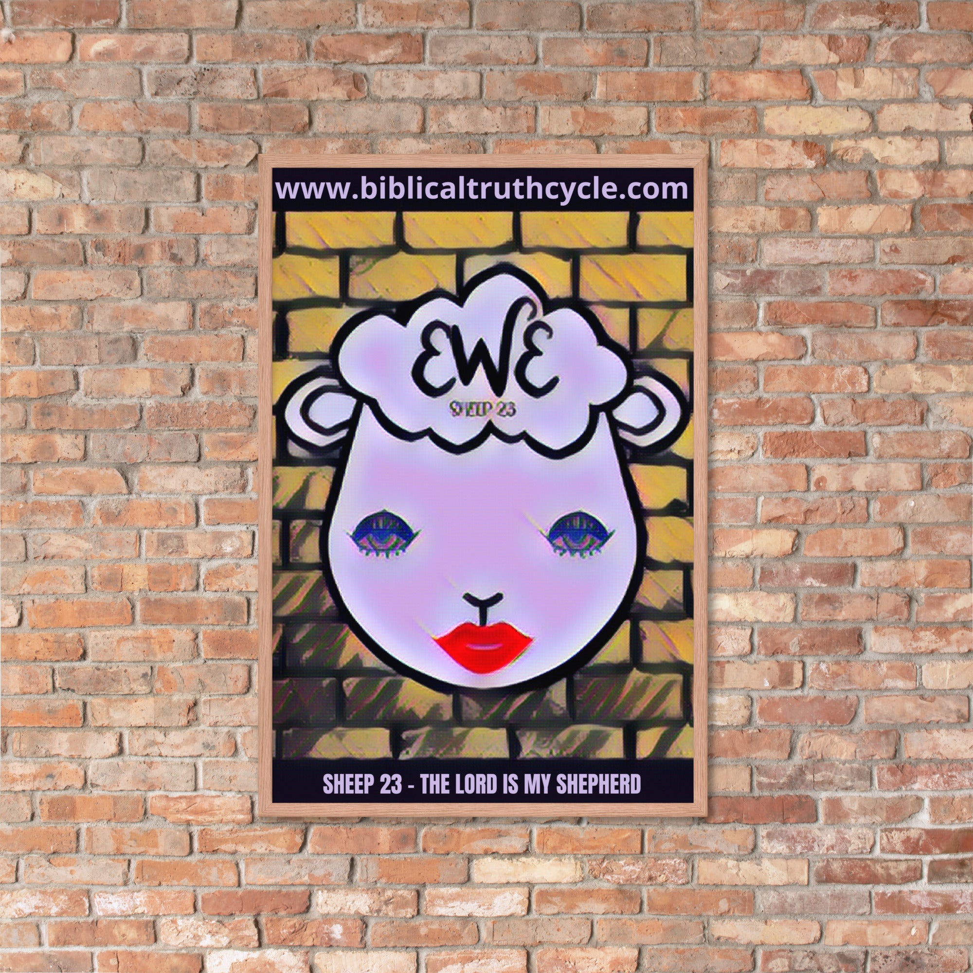 SHEEP 23 - Framed Poster (EWE)