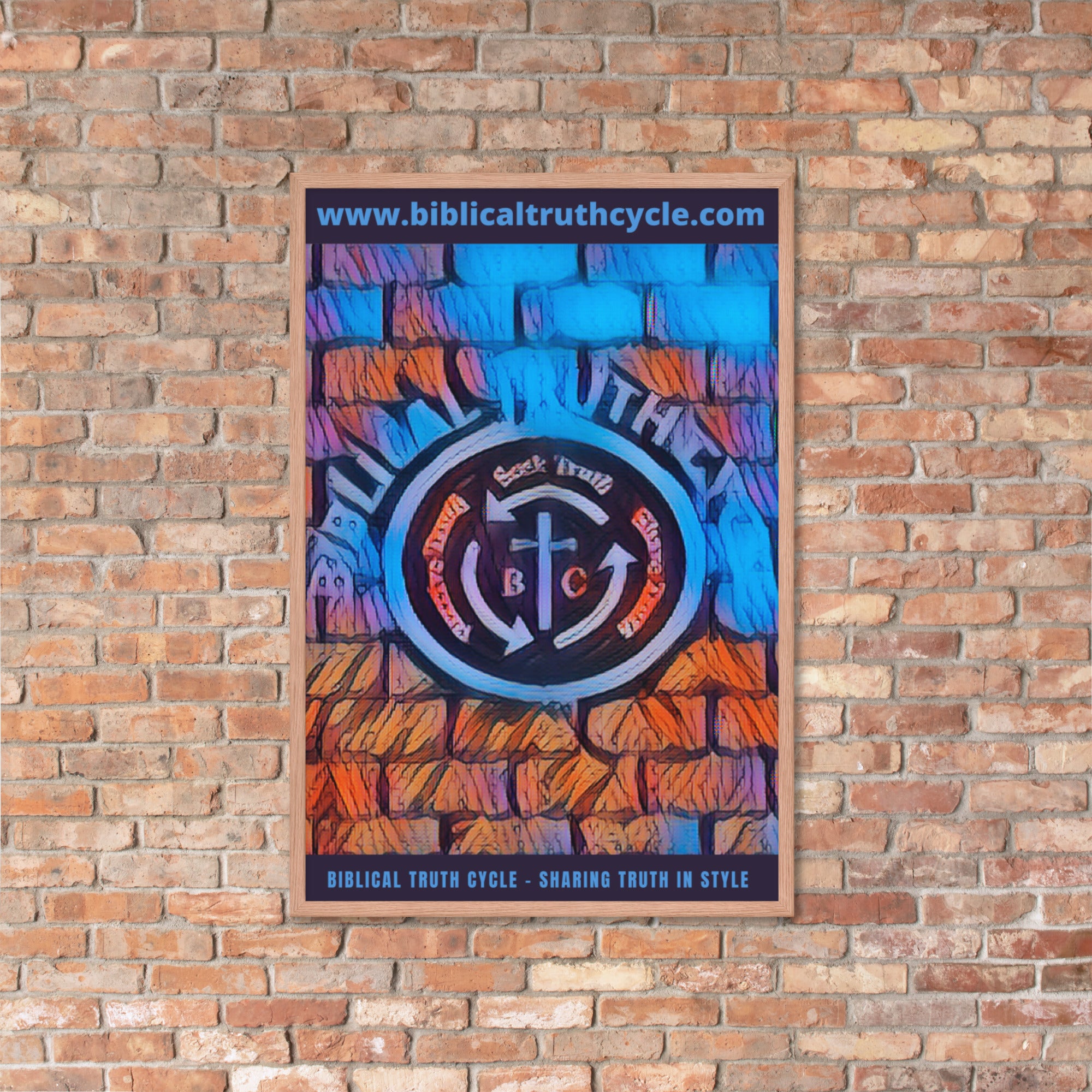 Biblical Truth Cycle - Framed Poster